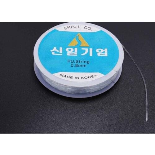 0.4-1.0MM/Roll Transparent Stretchy Elastic Rope Crystal String Line Cord Beading Beads DIY for Jewelry Making Bracelet&Necklace