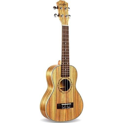 Tenor Ukulele 26 Inch 4 Strings Zebrawood Hawaiian Mini Guitar Acoustic Guitar Ukulele 18 Frets Musical Stringed Instrument