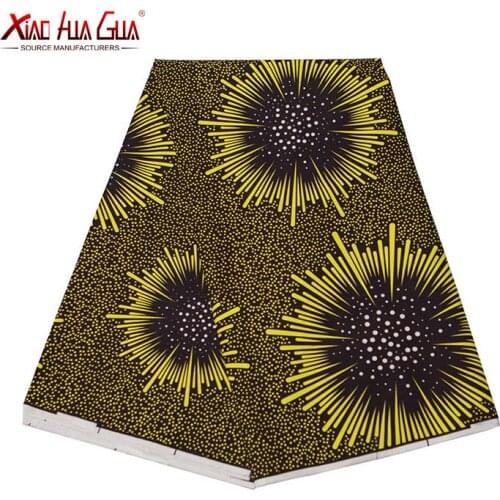Fabric African polyester printed floret coat African floor coat wax high quality 6 yards /lot African fabric garment FP6278