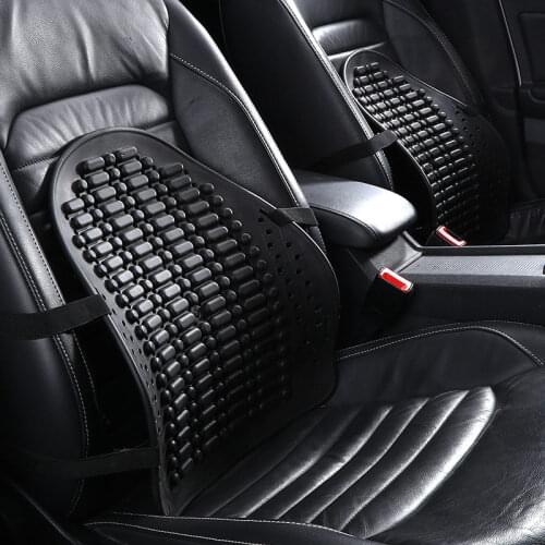 Universal Car Back Support Chair Massage Lumbar Support Waist Cushion Mesh Ventilate Cushion Pad For Car Office Home