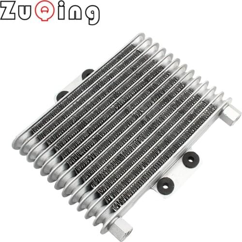 Universal Motorcycle Engine Oil Cooler Radiator Aluminum 125ml Cooling Radiators for 125CC-250CC Motorcycle Dirt Bike Pit Bike