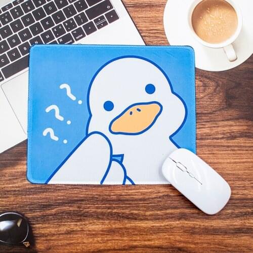 Version girl small size cute computer cartoon mouse pad student office anti slip student creative desk pad kawaii room decor