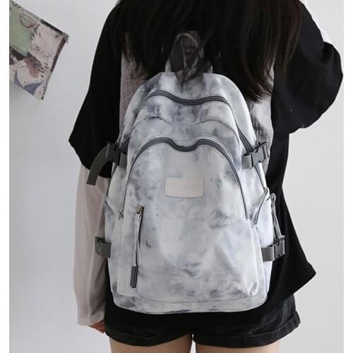 Women Waterproof Nylon Kawaii Backpack Kids School Bag for Teenagers Girls Boys Harajuku Female Bags Student Lady Small Bookbags