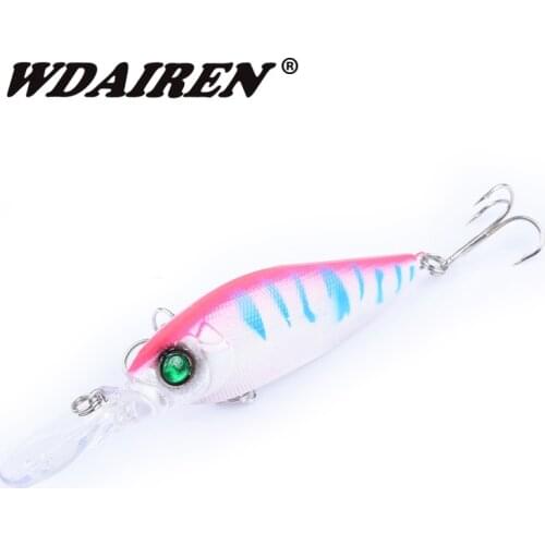 1Pcs Floating Wobblers Minnow Fishing Lure 11cm 11.5g Artificial Hard Bait Bass Lures Crankbait Pike Treble Hooks Pesca Tackle