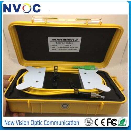 2Pcs/Lot,FC/UPC-SC/APC 1000M SM 1310/1550 G652D OTDR Dead Zone Eliminator,Fiber Rings,Fiber Optic OTDR Launch Cable Box 1KM