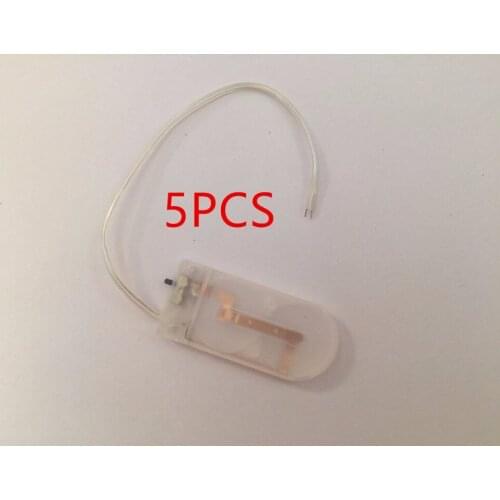 5PCS Clear CR2032 Button Coin Cell Battery Socket Holder Case With ON/OFF Switch