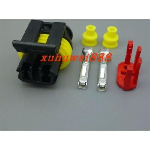 500SETS DJ7021Y-1.8-21 1.8mm 2Pin AMP Car Electrical Wire Connectors for VW,BMW,Honda,Toyota,NISSAN AND other models