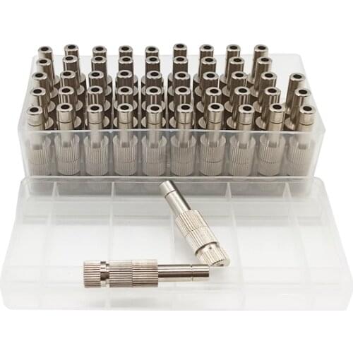500pcs Mist Cooling Slip Lock Nozzle With Filter 0.1-0.6mm