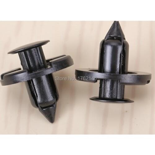 50x Replacement 8mm Fender Push Clips 01553-09321 MR3289541 For Nissan 370Z Frontier GT-R Juke Murano