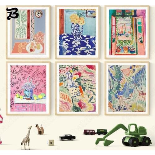 Abstract Graffiti Canvas Painting Wall Art Vintage Canvas Posters Prints Wall Pictures for Living Room and Baby Room Home Decor