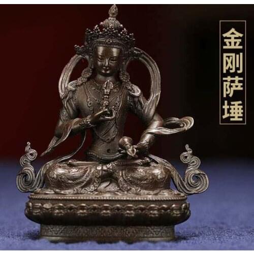 Buddhism Buddhist pocket Travel Carry-on Accompanying talisman bless safety good luck Tibet Handmade Vajrasattva Buddha statue