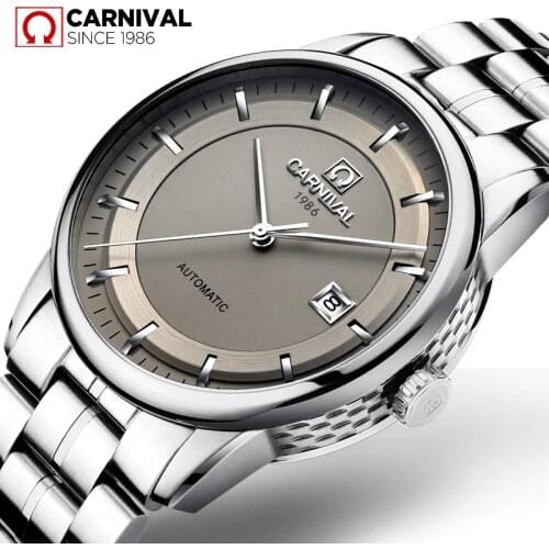 Reloj Hombre CARNIVAL Automatic Military Watch Men Luxury Brand Waterproof Fashion Mechanical Wristwatch Clock Relogio Masculino