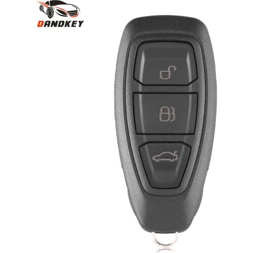 Dandkey 3 Buttons Smart Key Shell Cover Fob For Ford Mondeo Winning Kuga Fiesta Focus Titanium Car Key Case HU101 Blade