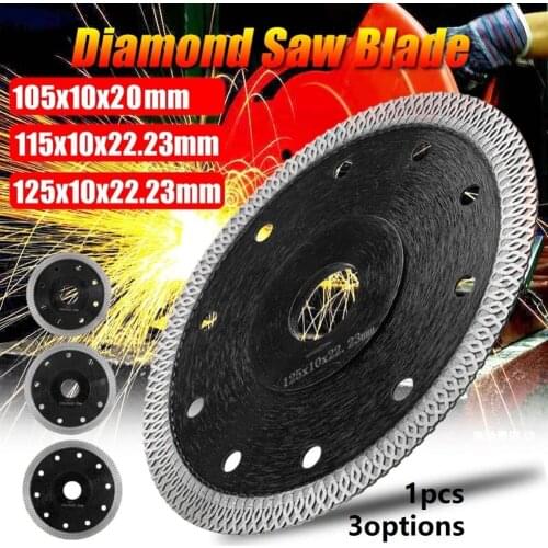 1pc 105/115/125mm Diamond Saw Blade Cutting Disc For Hot Sintered Cutting Disc For Cutting Porcelain Tiles Ceramics Marble