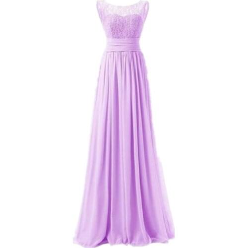 2018 Formal party prom bridesmaid dress lace dress shirt many colors Long section