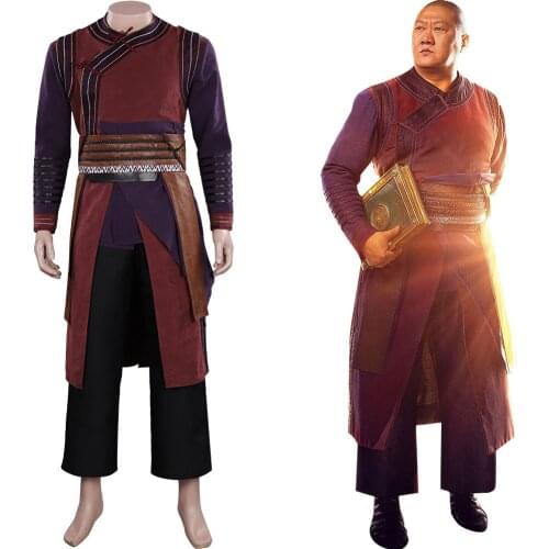 Dr Strange Wong Cosplay Costume Outfits Halloween Carnival Suit
