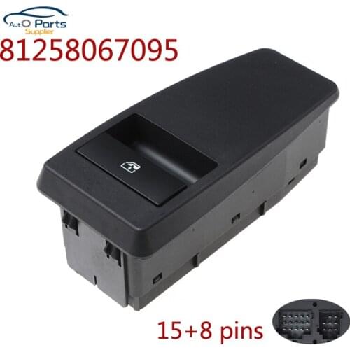 81258067095 Power Window Control Switch Truck parts For MAN TGX TGS TGL TGM 15+8 pins