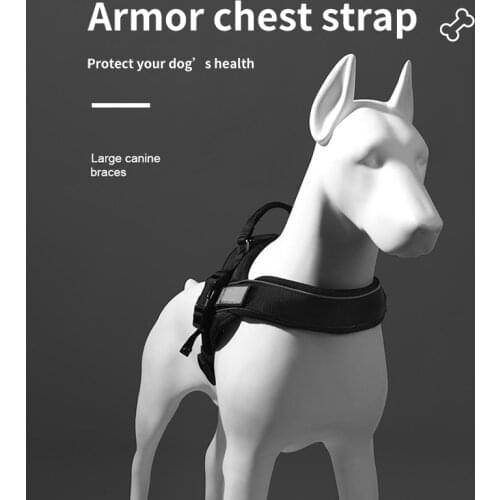 Dog Breast Straps Anti-shock Labrador Golden Retriever Summer Breathable Medium and Large-sized Dog Vest Style Out