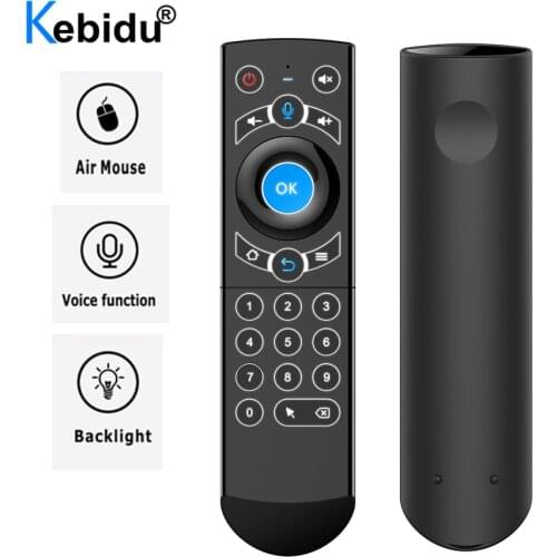 G21 PRO Backlit Gyro Voice Remote Control IR Learning Wireless Air Mouse 2.4G Wireless for X96 Mini H96 MAX Android TV Box