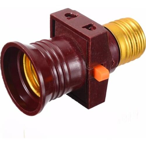 Prcatical E27 Screw Lamp Bulb Socket Bases LED Bulb Adapter Converter Socket With Switch Mayitr Lighting Accessories