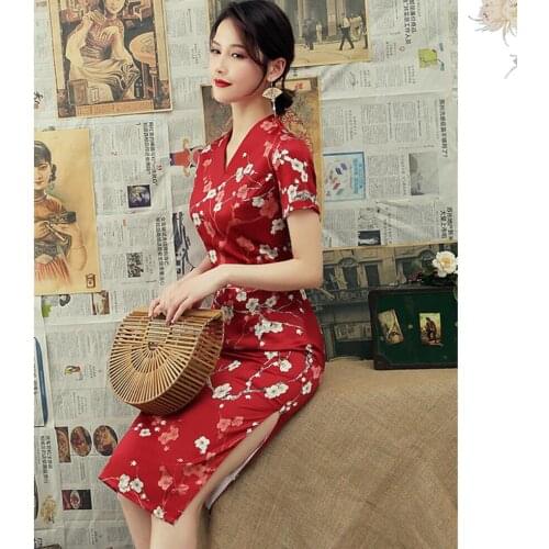 Spring summer Chinese style young girls daily improvement temperament lady The Chinese dress