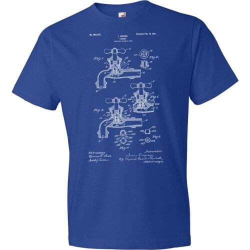 Water Faucet T-Shirt Faucet Shirt Plumber Shirt Plumber Gift Plumbing Patent