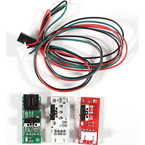 10pcs Endstop Switch For Arduino End Stop Limit Switch+Cable High Quality Mechanical Endstop For RAMPS 1.4 3D Printer Parts