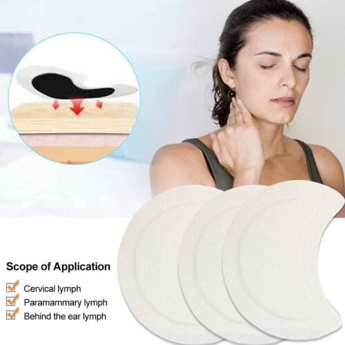 10PCS Lymph Nodes Patch Breast Lymphatic Drainage Plaster Effective Anti-Swelling Neck Neck Lymphatic Detox Patch
