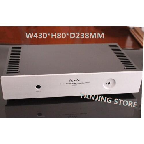 430*238*80MM 4308Class A Amplifier Chassis Enclosure / Preamp Case /Both Sides Radiator Chassis / DIY Box