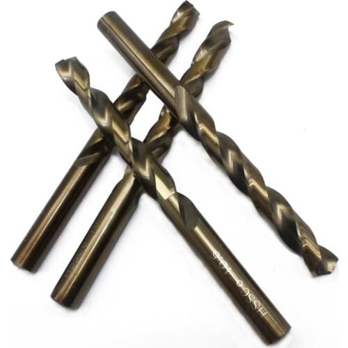 5PCS 10.5mm M35 cobalt-containing straight shank twist drill Cobalt Steel Alloys