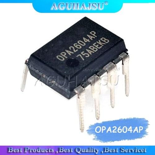 5PCS OPA2604AP DIP8 OPA2604A DIP OPA2604 DIP-8 2604AP Dual FET-Input, Low Distortion OPERATIONAL AMPLIFIER