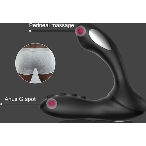 Anal Dildo Vibrator 8 Speeds Sex Toys for Men Women Gay Perineum Stimulator Anal Butt Plug Electric Shock Prostate Massager