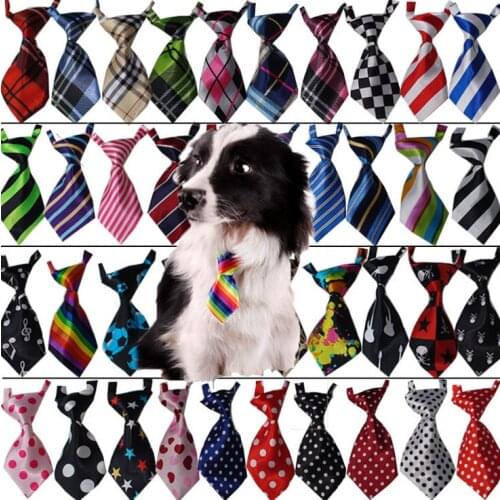 Free shipping 1 piece Lovely Printed puppy tie dog neck tie pet cat small tie dog clothes tie pet accessories decorations