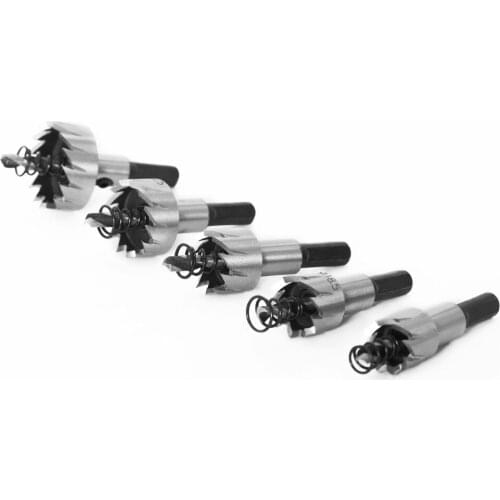 Free shipping 5PCS/Set HSS Drill Bit high speed steel Hole Saw for iron Stainless Steel Metal aluminum alloy 16/18.5/20/25/30mm