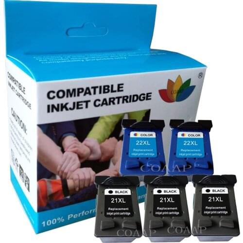 21XL 22XL Replacement Ink Cartridge for HP Deskjet F4180 D1311 D1360 F2180 F2280 F2290 F370 F375 F380 Printer for hp21 22