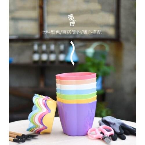 10pcs High quality Succulent Pot Bonsai Pot Flower Pot Succulent Plant Planter Flowerpot Home Garden Decor