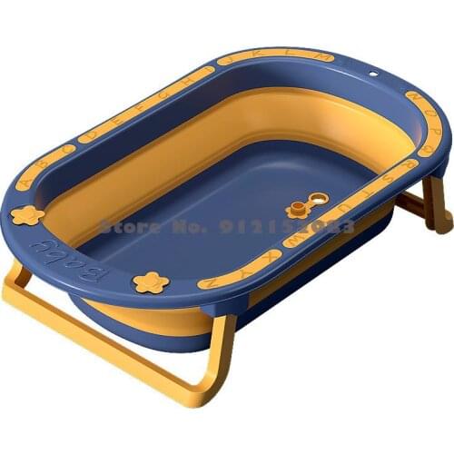 Baby Bath Tub Baby Foldable Baby Sitting And Lying Large Bath Bucket Baby Household Newborn Childrens Products