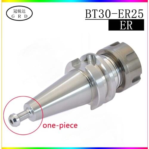 Integrated Pull nail BT30 ER25 60l Tool holder high Precision 0.001 BT ER one-piece CNC Tool holder for carving machining center