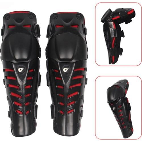 Motorcycle Knee Pads Motocross Knee Protector Guard Moto Knee Protector Protective Gear Motorbike Ridng Knee Black Red -40