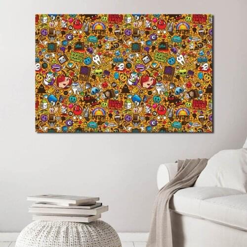 Andies Warholer Vintage Wallpaper Canvas Posters Prints Abstract Wall Art Painting Decorative Picture Modern Home Decor Artwork