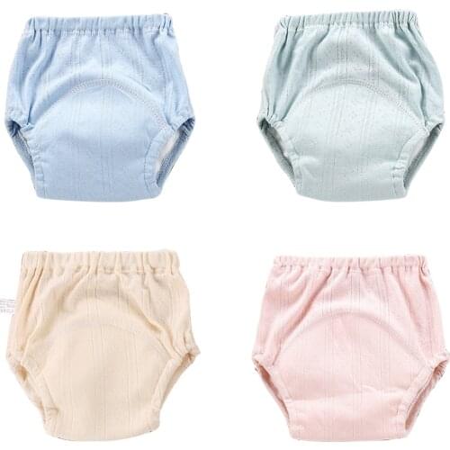 New 1PC Soft Baby Diaper Reusable Baby Training Pants Underwear Toilet Training Infant Washable Cloth Diapers Toddler Shorts