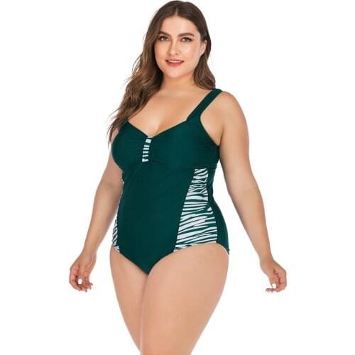 2020 New One-Piece Large Swimsuit Bikini European and American Sexy Bikini Womens Swimsuit