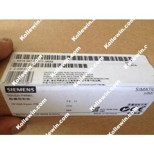 Original NEW SIMATIC HMI 6AV6647-0AG11-3AX0,TP1500 BASIC Panel 6AV66470AG113AX0,15 Inch 6AV6 647 0AG11 3AX0, 6AV6 647-0AG11-3AX0