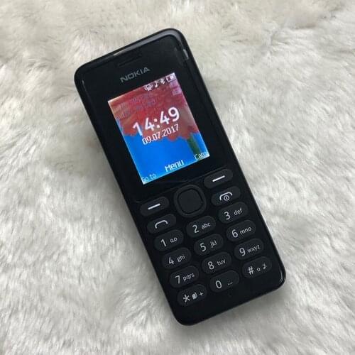 Original NOKIA 108 Dual Sim Cellphone Refurbished Good Quality 2G GSM Unlocked Nokia 108 DS Mobile Phone