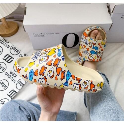 Luxury slipper rubber sole men shower slippers Women Indoor 2021 Cool Soft Bottom slide bone Light Beach Shoes bone slides men