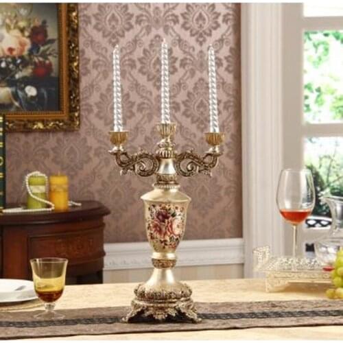 Nordic creative candle holders, romantic retro wedding candle holders, home decoration gifts