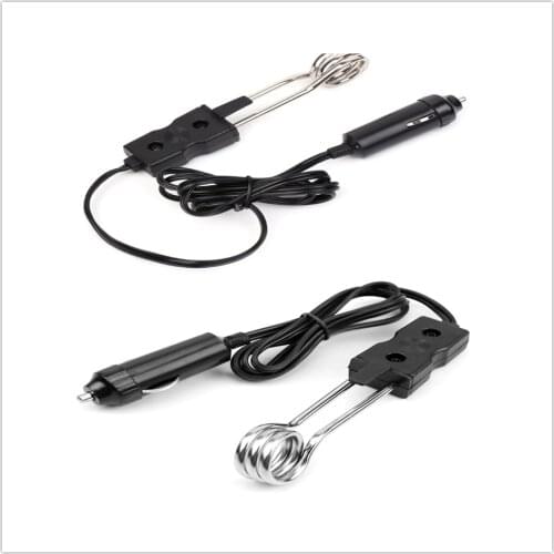 12V/24V Portable Electric Car Boiled Water Tea Immersion Heater For Camping Picnic