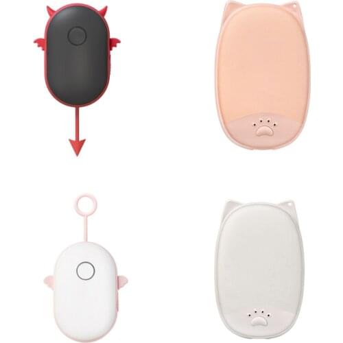 Portable multifunctional little devil or egg cute electric hand warmer, with USB rechargeable power supply, warm winter widget