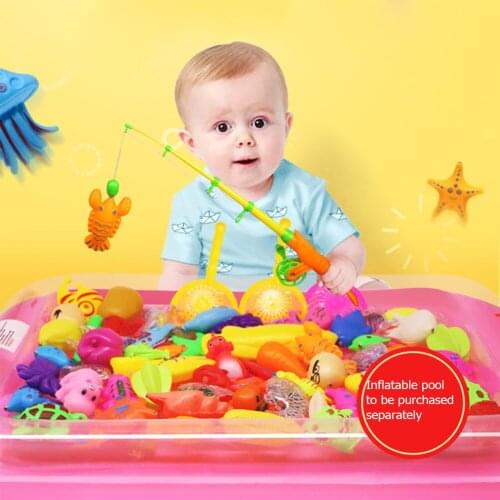 Portable Study Games Fishing Toy 3D Fish Magnetic Gifts Early Learning Baby Kids Educational Outdoor Toys