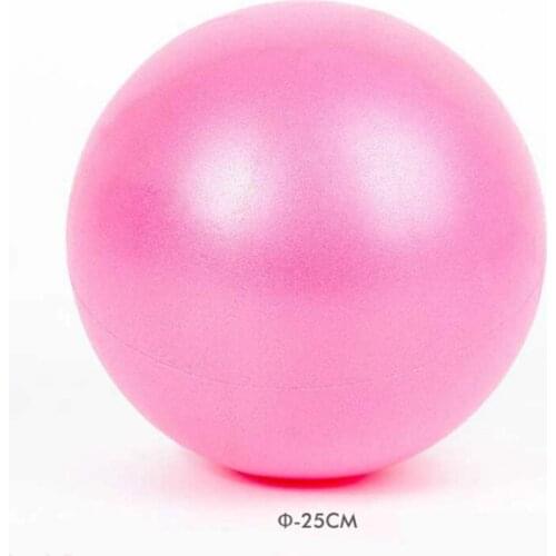 Factory Direct Sale Pilates Inflatable Gymnastics Ball Frosted Surface Explosion-Proof Small Mini 25cm Straw